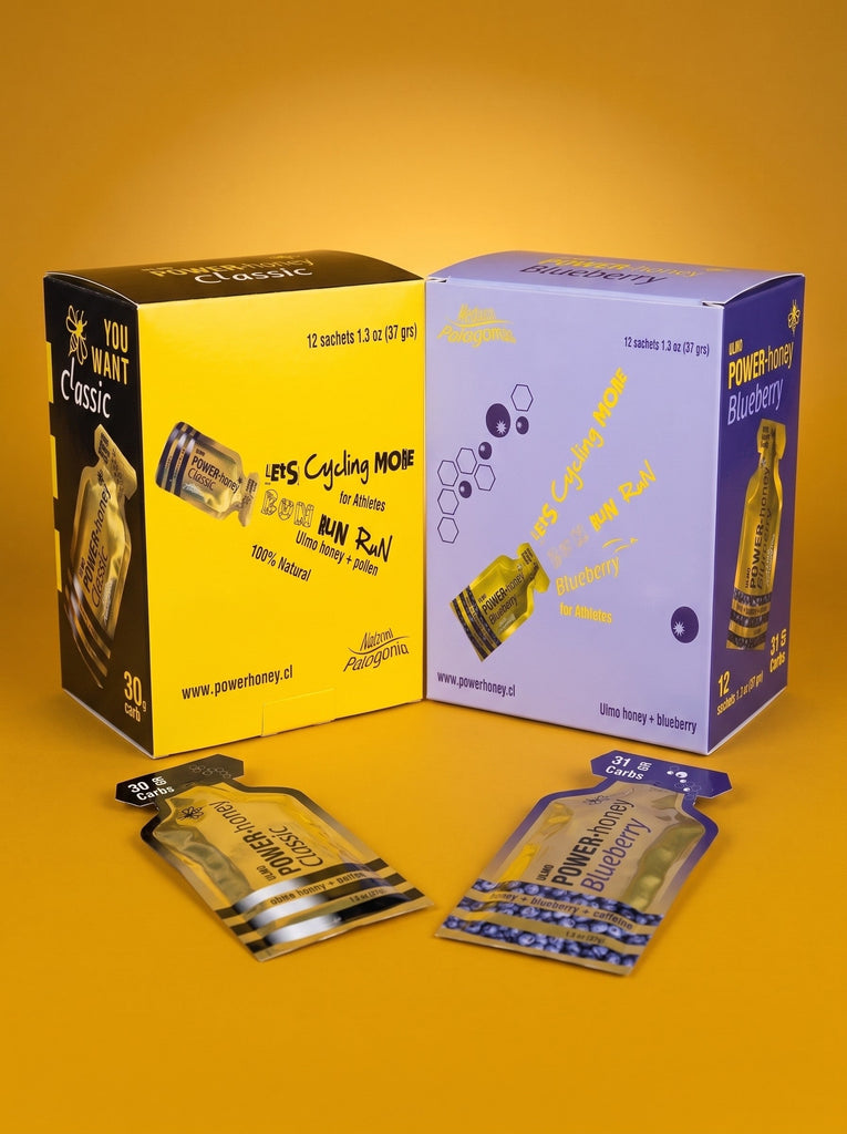 PACK MIX ENERGY GEL BOX OF 24  (12 CLASSIC + 12 BLUEBERRY )