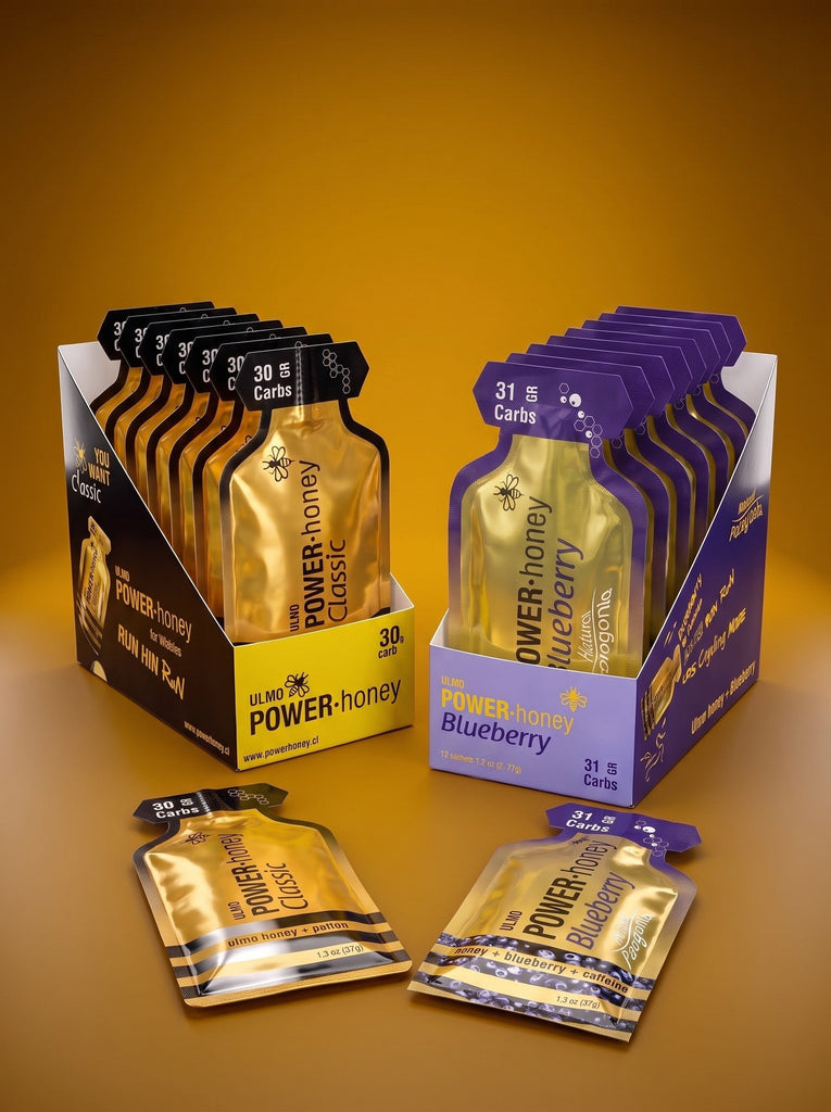 PACK MIX ENERGY GEL BOX OF 24  (12 CLASSIC + 12 BLUEBERRY )